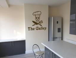 The Galley Wall Sticker, Chef Decal, Kitchen Stickers, Decor, Skull Decals, Sticker