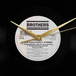Thunderbirds Vinyl Record Wall Clock - thumbnail 3