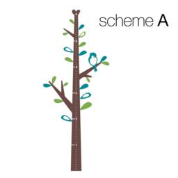 Kids Growth Chart Tree - Children's Vinyl Wall Sticker - thumbnail 3