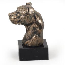 American Staffordshire Terrier - Small, Dog Marble Statue, Limited Edition, Artdog. Made Of Cold Cast Bronze. Perfect Gift. Limited Edition - thumbnail 3