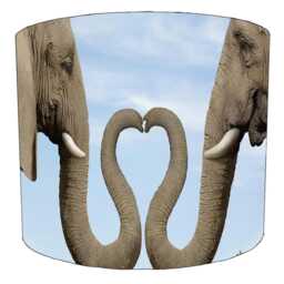 Elephant Drum Lampshade For Ceiling Light Pendants Or Table Lamp Bases - thumbnail 4
