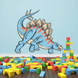 Dinosaur Wall Decal - Kids Jurassic Room Decor Playroom Sticker Nursery Art Dino Large Kids-Wd-001 - thumbnail 3