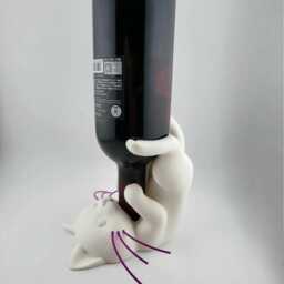 Drunk Cat Wine Bottle Holder - thumbnail 3