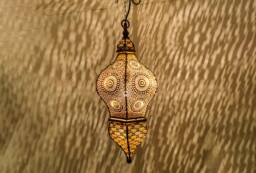 Elegant Moroccan Handmade Brass Pendant Light, Add A Touch Of Cultural Charm To Your Home, Morocco Lighting Bohemian Style - thumbnail 1