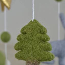 Baby Mobile/ Nursery Mobile/Handmade Mobile/Bunny Mobile/star Mobile/Felt Rabbit/Mobile For Baby/Woodland Mobile - thumbnail 4