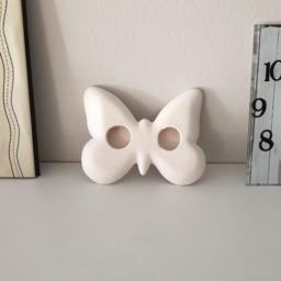 Ceramic Butterfly On Wall Ready To Paint Bisque Home Decorations Kids Painting Birthday Presents Unpainted Figurines Handmade Art Sculptures - thumbnail 3