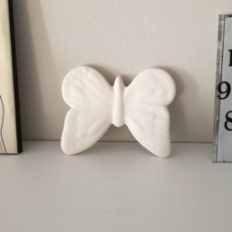 Ceramic Butterfly On Wall Ready To Paint Bisque Home Decorations Kids Painting Birthday Presents Unpainted Figurines Handmade Art Sculptures - thumbnail 2