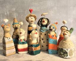 Unique Ceramic Figurines, Valentines Gif For Him, Gay Gift, Romantic Gifts, Lovers Sculpture, Figures - thumbnail 1