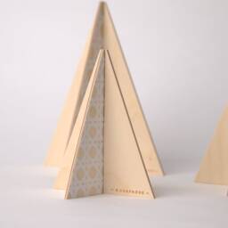Wooden Christmas Tree, Tree, Ornament, Slow Design Hygge - thumbnail 2
