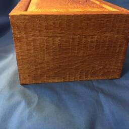 Rustic Jewlery Treasure Keepsake Chest Box Antique Wood Nails Anrtique Kepsake - thumbnail 4