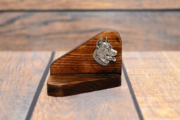 Beauceron - Wooden Candlestick With Dog, Souvenir, Decoration, Limited Edition, Collection - thumbnail 1