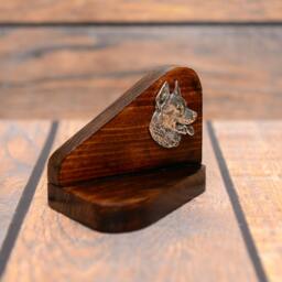 Beauceron - Wooden Candlestick With Dog, Souvenir, Decoration, Limited Edition, Collection - thumbnail 3
