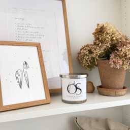 Personalised Wedding/ Couple Names Candle/ Pear & Freesia Scent/ Custom Message Candle Gift/ Luxury Scented With Lid - thumbnail 3