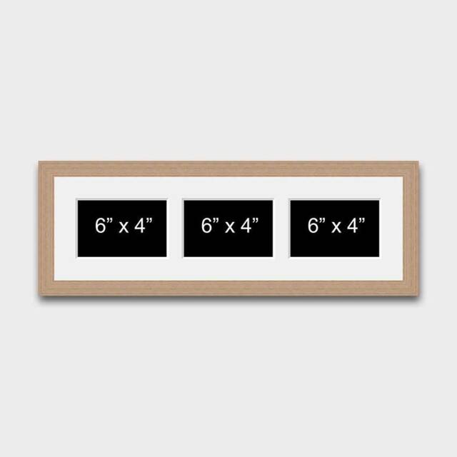 "Multi Photo Picture Frame - Holds 3 6"" X 4" - image 1
