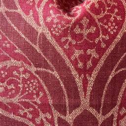 William Morris Voysey Luxury Designer Vintage Red Burgundy Cushion Pillow Throw Cover - thumbnail 3