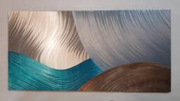 "Abstract Metal Wall Art, "