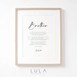 Big Brother To Be Poem From Bump A4 Or A5 Print, Sibling Gift, Pregnancy Announcement, Brother, Gift - thumbnail 1
