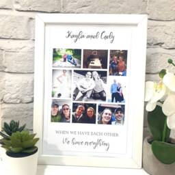 Personalised Graduation Photo Collage Framed Print, Passing Out Parade, End Of Year Personalized Gift, Congratulations Gifts, Prints - thumbnail 2