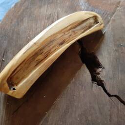 Wood Mezuzah Case, Hand Made From Israel - thumbnail 4