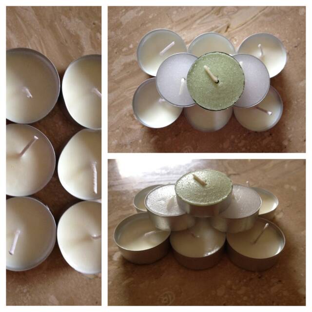 100% Soy Tea Light Candles - Unscented