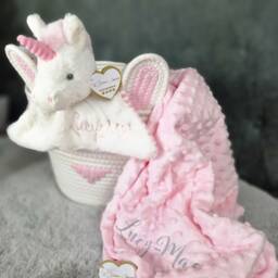 Embroidered Baby Blanket, Girl Gift, Newborn Custom Gift Shower, Personalised Gifts, Blanket - thumbnail 4