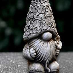 Concrete Pair Gnome Statue Cement Couple Figurine Garden Nordic Ornaments Handmade Stone Pixie Sculptures Front Door Decor - thumbnail 2