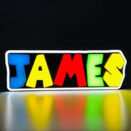 Super Mario Led Name Sign, Personalised Night Light, 3D Lightbox - thumbnail 1