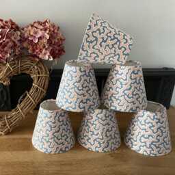 Ian Sanderson Dulcie Jubilee Luxury Candle Clip Lampshade. Bespoke. Handmade. Wall Lights. Chandeliers - thumbnail 4