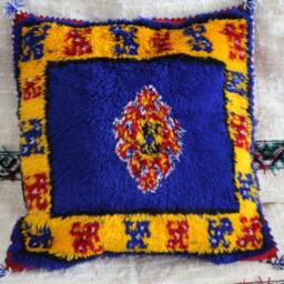 Moroccan Berber Pillow Cover 20'' X 16'' Double Face - thumbnail 2