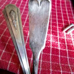 Spoon Handle Tiebacks Tie Backs 1 Short Eclectic-1 Pair-Silverplate-Recycled/Repurposed Upcycled-For Thin/Small Curtains-So Unique - thumbnail 3
