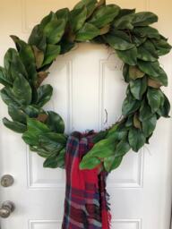 Christmas Wreath, Large, Magnolia, Christmas Christmas, Magnolia Wreath - thumbnail 1