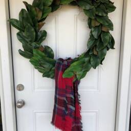Christmas Wreath, Large, Magnolia, Christmas Christmas, Magnolia Wreath - thumbnail 3
