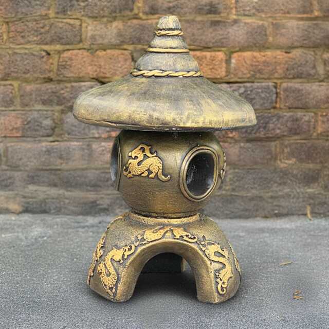 Zen Pagoda Concrete Statue Stone Asian Garden Sculpture Handmade Japanese Temple Figurine Outdoor Oriental Ornament Feng Shui Decor Yard Art - image 1