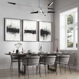 Neutral Abstract Art Prints, Modern Art, Art, Home Decor Wall , Set Of 3 A4, A3 A3+ A2 A1 Sizes, Fast Delivery - thumbnail 2