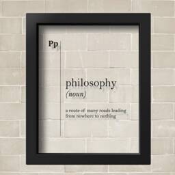 Transparent Philosophy Definition Poster Phd Gift For Teacher Philosopher Profession Print Dictionary College Dorm Wall Art Minimalist - thumbnail 2