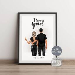 Couple Personalised Gift, Gift For Boyfriend, Husband, Wife, Valentines Boyfriend Day - thumbnail 3