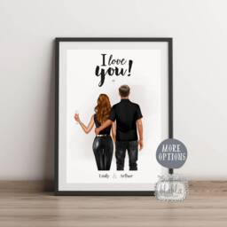Couple Personalised Gift, Gift For Boyfriend, Husband, Wife, Valentines Boyfriend Day - thumbnail 2