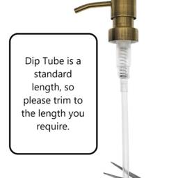 Refillable Brown Glass Soap Dispenser Bottles/Antique Brass Effect Metal Pump Bathroom Accessory For Shampoo, Body Wash, Conditioner - thumbnail 2