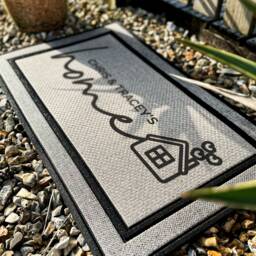 Personalized Home Doormat - Decor Mat Last Name Custom Welcome Housewarming Gift, New Gift Realtor - thumbnail 2