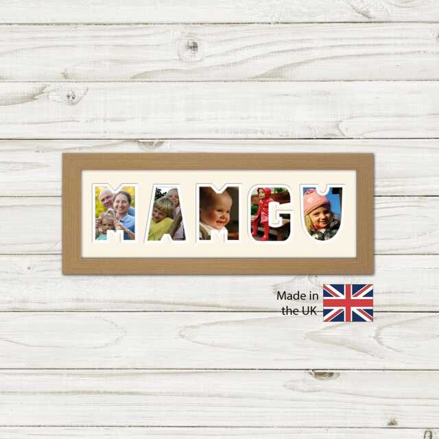 Mamgu Photo Frame Word Name Special Gift Mother's Day 1240A By Photos in A Word - image 1