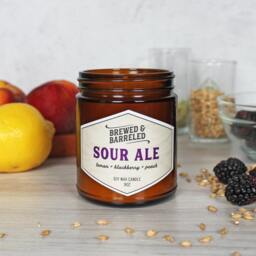 Sour Ale - Beer-Themed Soy Wax Candle 9Oz Jar - thumbnail 3