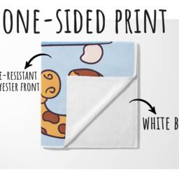 Personalized Rainbow Sun Beach Towel, Custom Colourful Towel For Kids - thumbnail 4