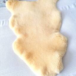 Natural Sheepskin Rug Medical Grade Lambskin Throw, Authentic Pelt - thumbnail 2