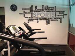 Sports Wall Cloud Decal, Weight Room Motivational Athlete Locker Decor - thumbnail 1