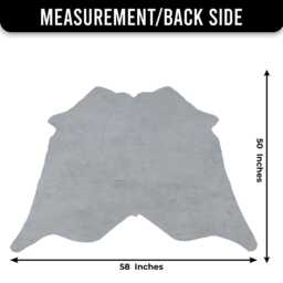 Authentic Black & White Cowhide Rug - Medium Natural Leather Skin For Elegant Interiors - thumbnail 3