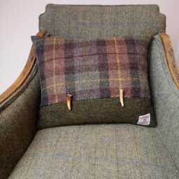 Harris Tweed Cushion Cover - thumbnail 3
