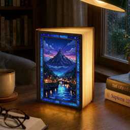 Velaris Book Lamp, Acotar Night Light, Starlight City A Court Of Thorns & Roses Led Rhysand Feyre Decor
