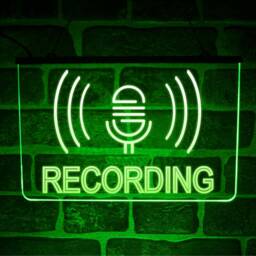 Recording On Air Neon Led Light Sign - Window Or Wall Hanging Display For Music Radio Dj Studio - thumbnail 3