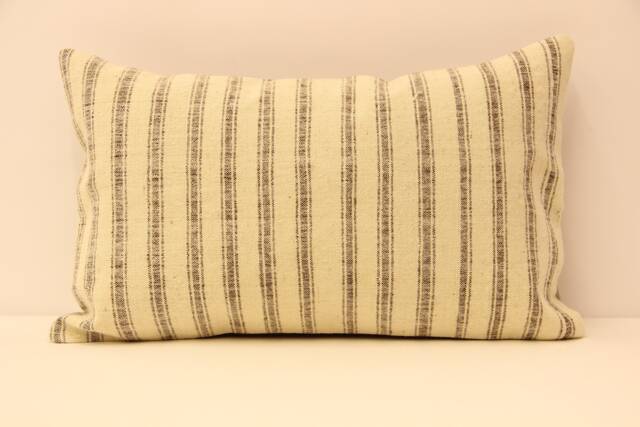 12x20 Turkish Kilim Lumbar Pillow Boho Pillow Bohemian Cushion Navajo Rugturkish Cover Armchair Case 4Oef-74 - image 1