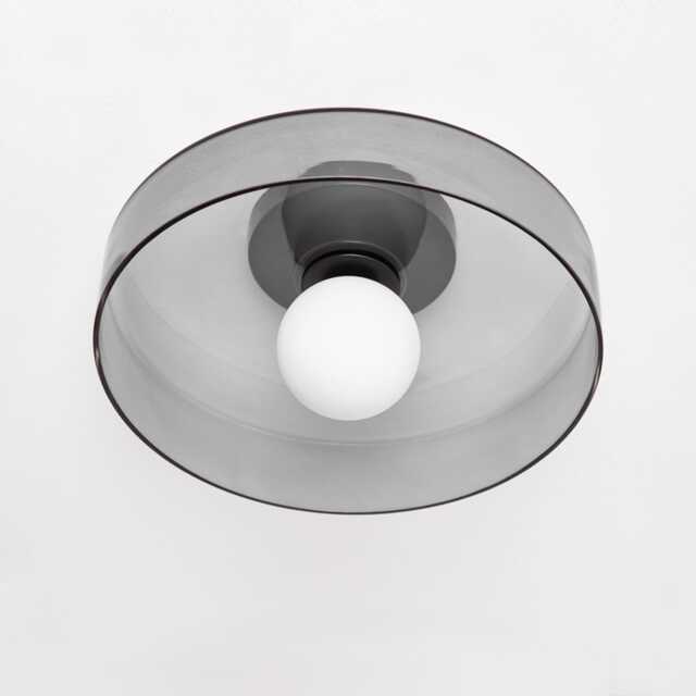 Nela - Glass Flush Mount Ceiling Light Ip44 Bathroom Vanity Sconce - image 1